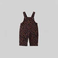 Thumbnail for LeopardChic – Alla moda e comode – Salopette da bambina con stampa leopardata