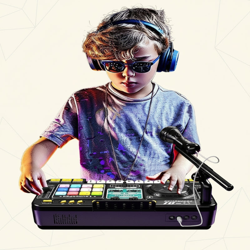 MiniDJ – Musicale e interattivo – Giocattolo DJ Mixer