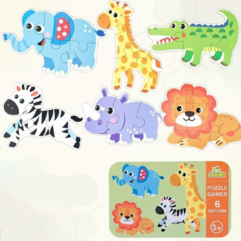 BrainBox – Imparare e giocare – Puzzle 3D in legno