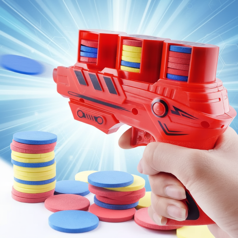 FunGun – Sicuro ed educativo – Set da gioco con pistola a schiuma