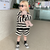 LittleStyle – Morbido e confortevole – Set Comfy in cotone a righe