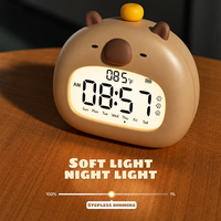 Thumbnail for CappyClock – Carino e multifunzionale – Sveglia digitale per bambini con lucina notturna