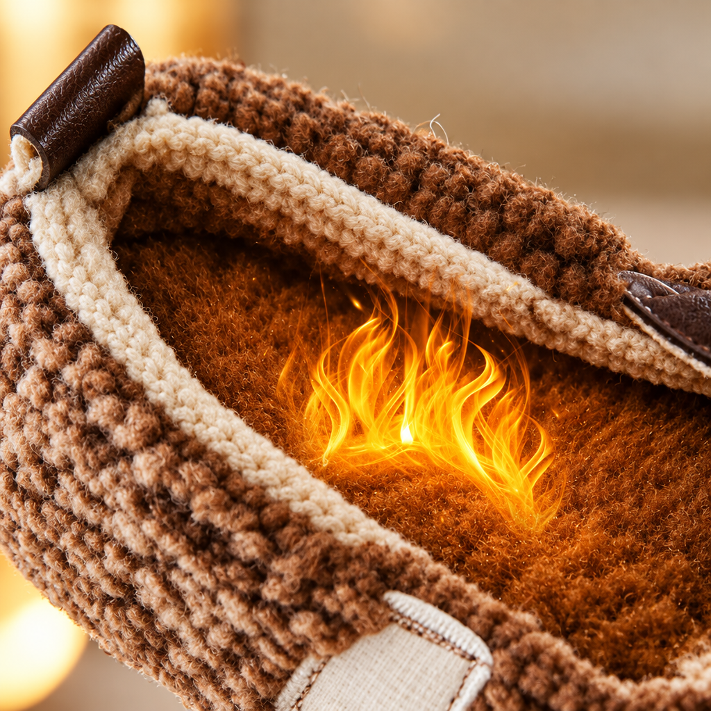 WarmSteps – Comodi e accoglienti – Scarpette invernali in peluche per bambini