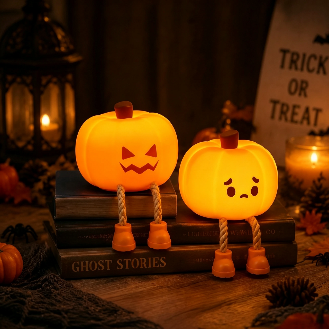 SpookyLamp – Carino e suggestivo – Lucina da notte di Halloween