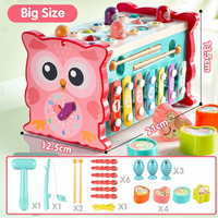 Thumbnail for Montessori Hammering Toy – Motricità e apprendimento – Set di gioco 8 in 1
