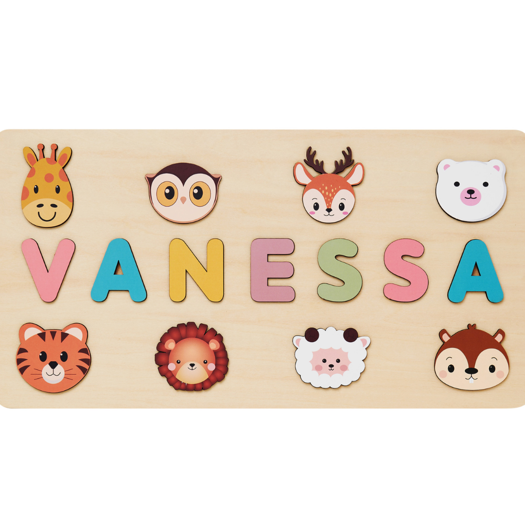 Woods™ - Una tavola con il tuo nome! - Puzzle con lettere