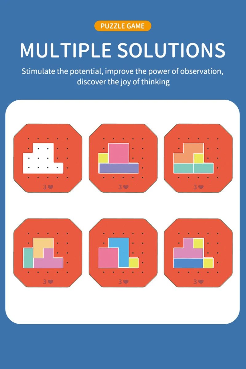 Logic Blocks™ – Colore e creatività – Puzzle geometrici