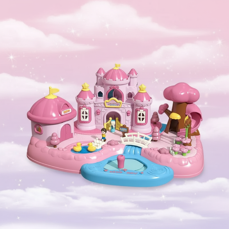 Magnetic Princess Castle – Creativo e magico – Set da gioco con casa delle bambole magnetica