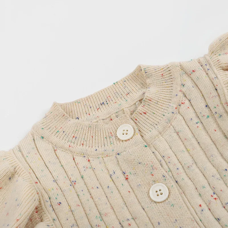 MiniAurora – Morbido ed elegante – Tutina lavorata a maglia per neonati con ali d'angelo e fascia per la testa