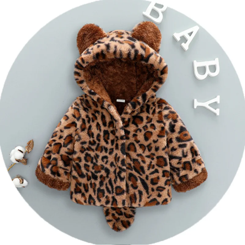 CozyPrincess – Calda e morbida – Giacca in peluche con cappuccio per bambine