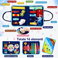 Thumbnail for 7-in-1 Busy Board – Motricità e apprendimento – Lavagna delle attività