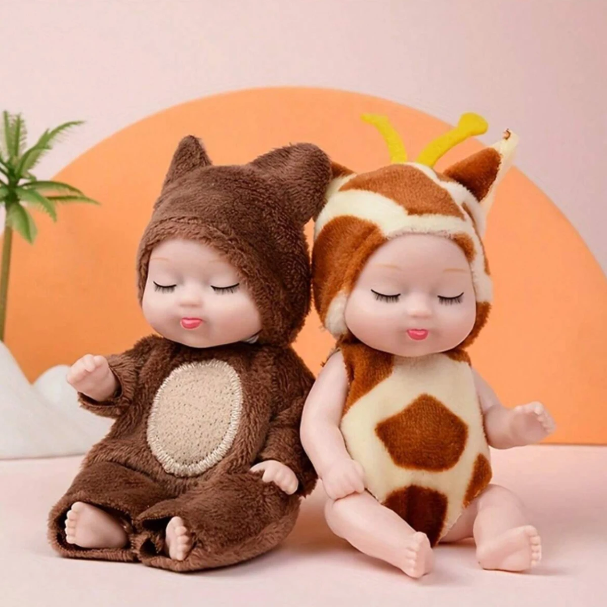 LittleDolly – Carino e coccoloso – Bambolina con un allegro costume da animale