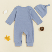 Thumbnail for CuddleBaby – Ciao, sono nuova qui – Set composto da tutina per neonati e berretto