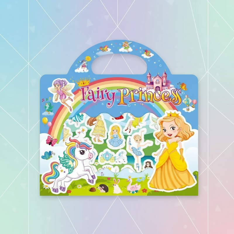 StickerFun – Colorato e istruttivo - Libro di adesivi riutilizzabile