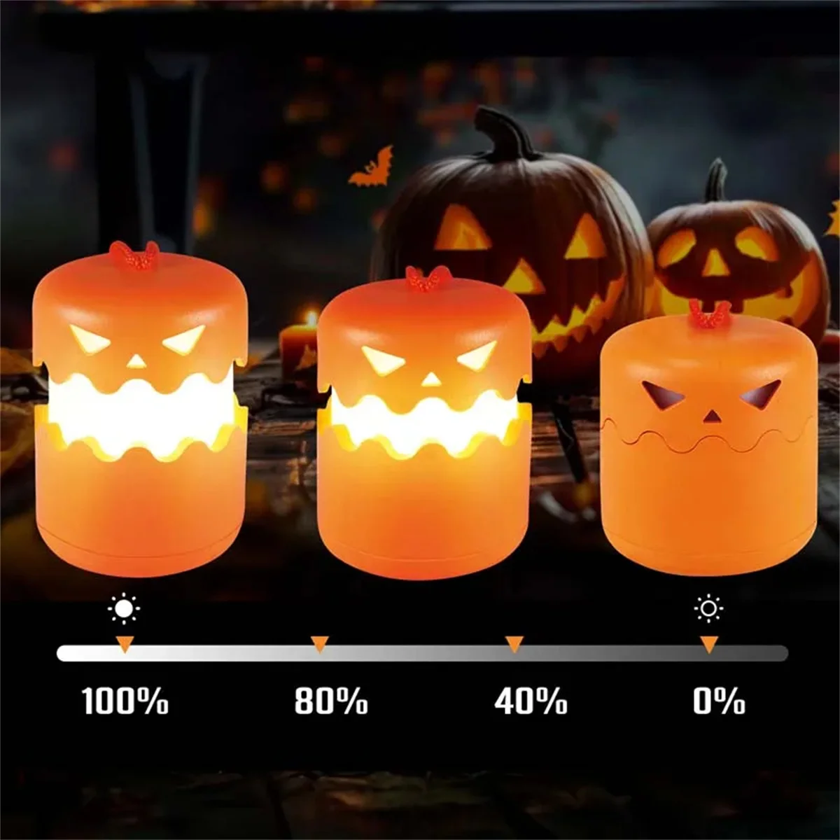 SpookyLight – Festosa e unica – Lanterna di zucca di Halloween