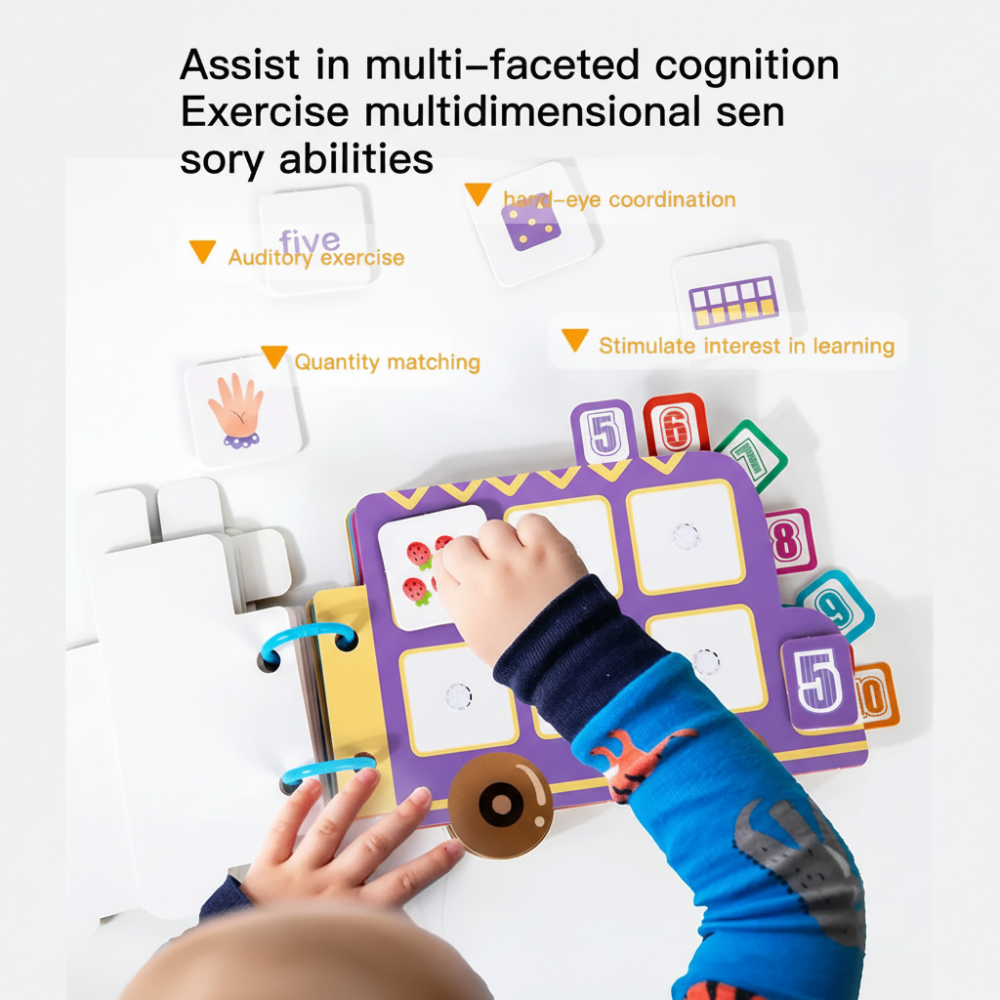 SmartCount – Educativo e divertente – Libro dei numeri con attività di conteggio