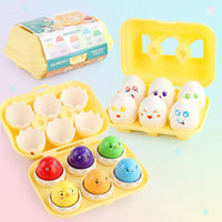 Thumbnail for Montessori 3D Eggs Puzzle – Divertente per Pasqua - Gioco di smistamento delle uova