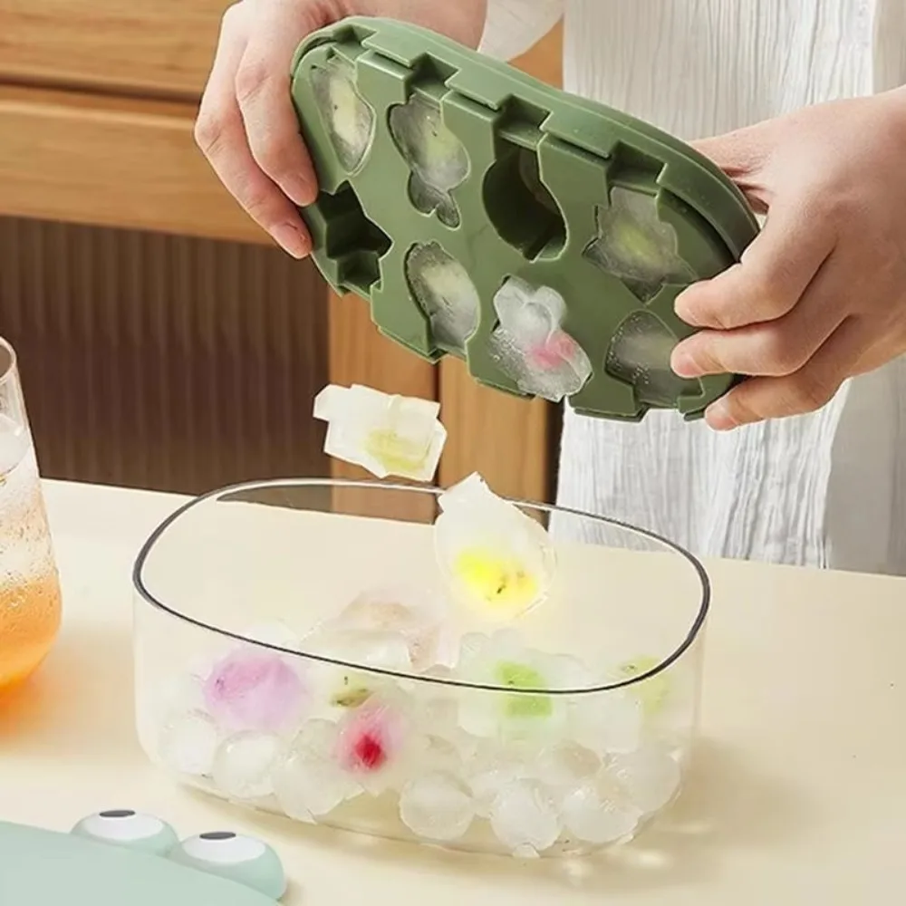 LollyFun – Creativo e pratico – Stampo per ghiaccioli in silicone con contenitore per la conservazione