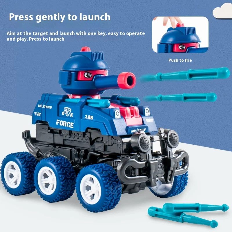TankHero – Attivo e robusto - Serbatoio giocattolo con funzione di sparo