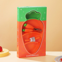 Thumbnail for MiniMeal – Sicuro e antiscivolo – Set di piatti in silicone per bambini con posate