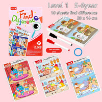 Thumbnail for Spot the Difference Game – Concentrazione e apprendimento – Gioco di carte