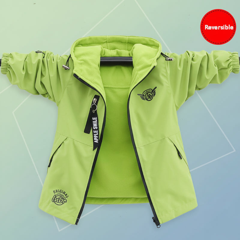 Reversible Kids Jacket – Impermeabile e antivento – Giacca leggera