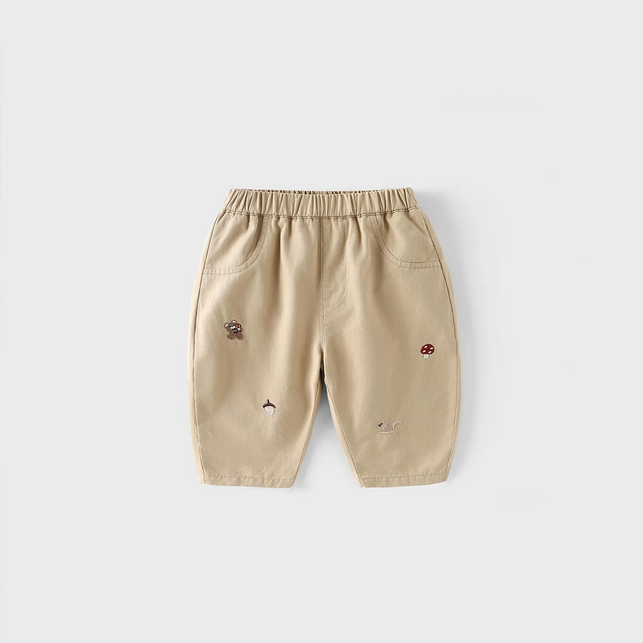 LittlePatch – Morbidi e comodi – Pantaloni per bambini con dettagli ricamati