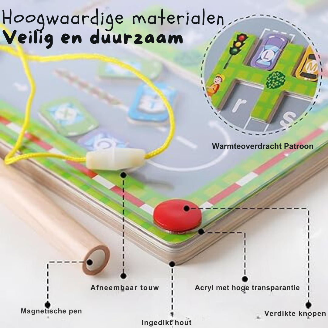 AlfaKids – Apprendimento e scoperta - Tabellone magnetico per il gioco dell'alfabeto