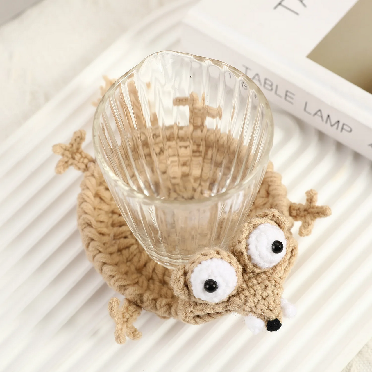 FunnyCritter – Divertente e unico – Tovaglietta con animaletti all’uncinetto