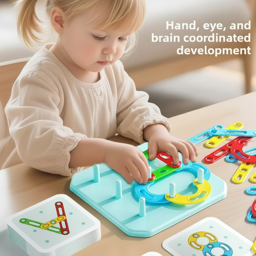 ShapeGenius – Creativo ed educativo – Puzzle geometrico con pannello forato