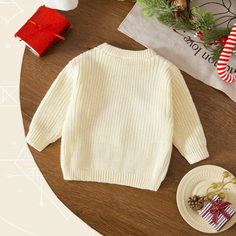JoyKnit – Accogliente e caldo - Maglione natalizio con scritta
