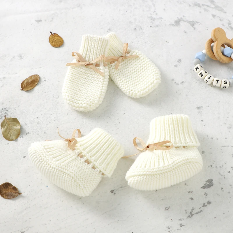 Booties & Mittens – Morbido e caldo – Set di guanti e scarpine