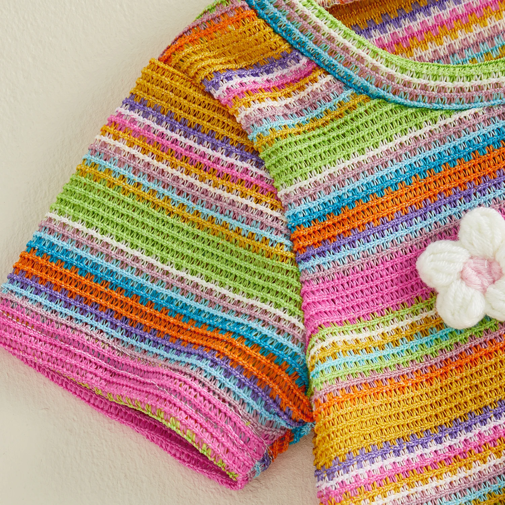 RainbowBloom – Colorato e carino – Outfit per bambini “Flower Power”