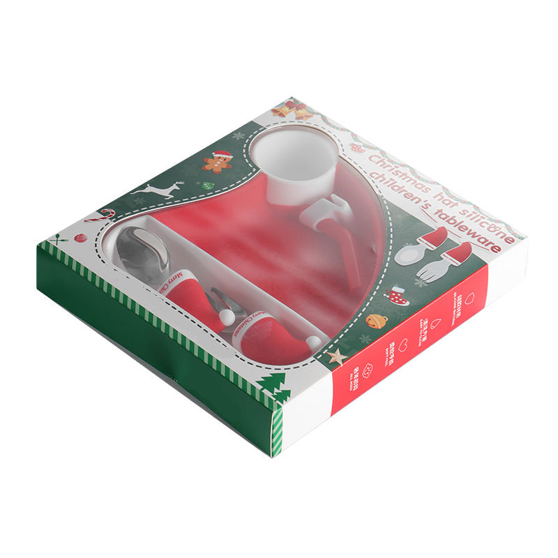 MiniMeal – Sicuro e antiscivolo – Set di piatti in silicone per bambini con posate
