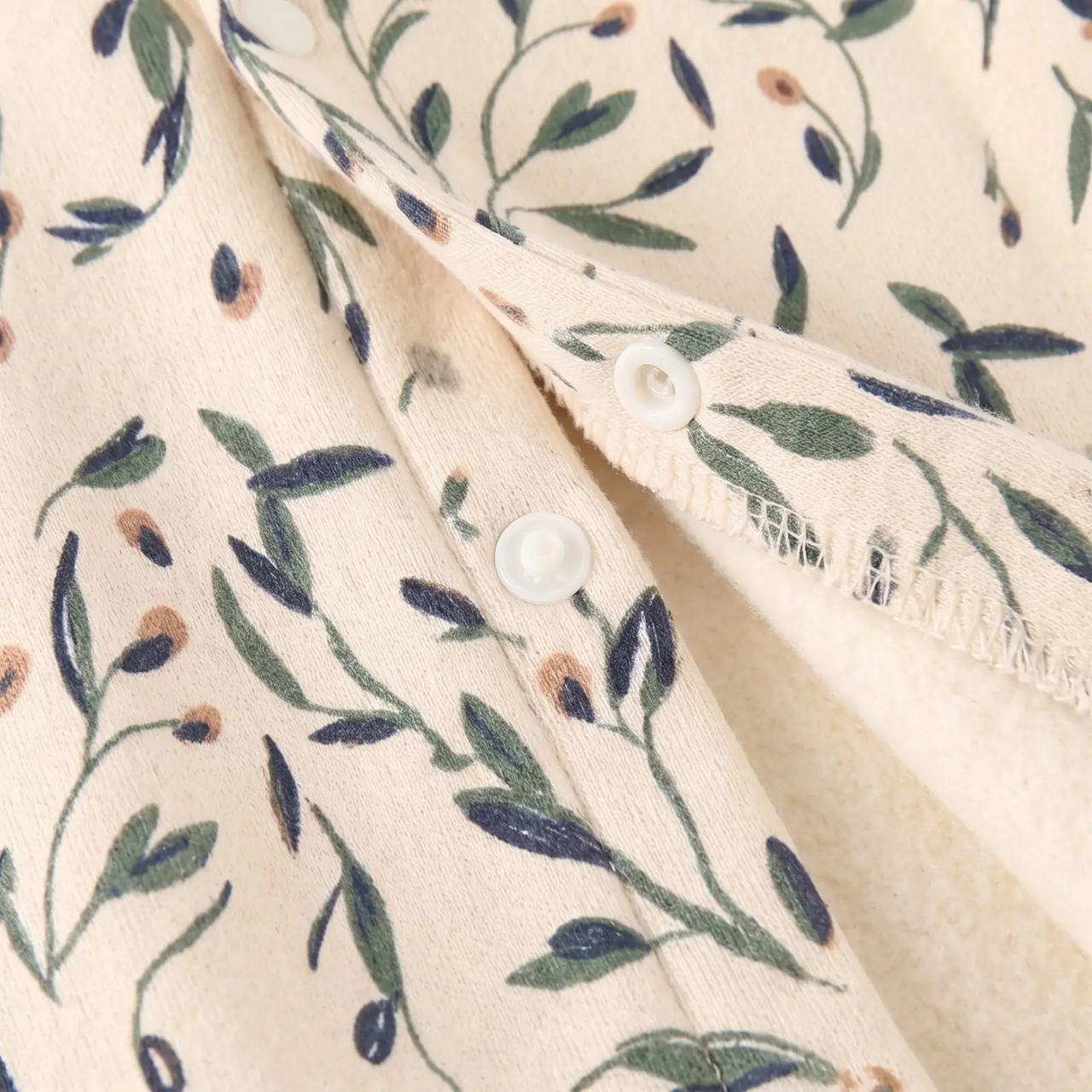 FloraCozy – Morbido e caldo – Tutina invernale da neonato con motivi floreali