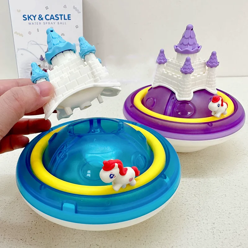 SpalshCastle – Magico e interattivo – Set da gioco “Castello galleggiante dell’unicorno”
