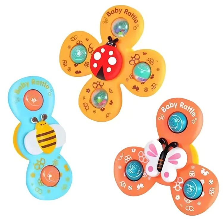 Bath Spinner Set™ - Nella vasca da bagno o in auto - Snack spinner ad aspirazione