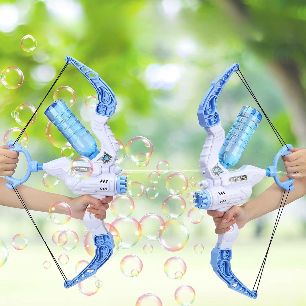 TrendyToys – Attivi e creativi - Soffiatore di bolle a fiocco 2 in 1