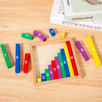 Thumbnail for TinyMath – Istruttivo ed educativo – Tavola di calcolo in legno con i numeri
