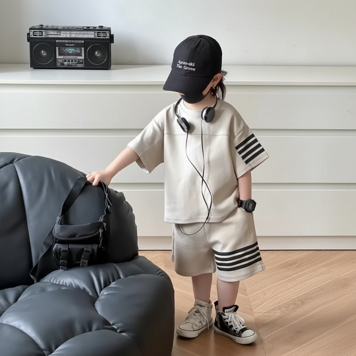 MiniSport – Sport e tempo libero – Set da 2 pezzi con pantaloncini e maglietta