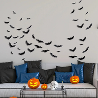 Thumbnail for SpookyGlow – Inquietante e suggestivo – Decorazione da parete LED a forma di pipistrello per Halloween