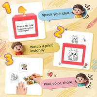 Thumbnail for StickerMagic – Educativo e creativo – Stampante di adesivi con IA per bambini