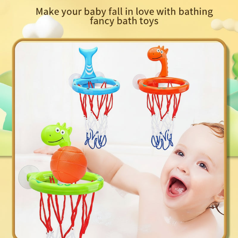 BathBounce – Interattivo e divertente – Set da gioco per giocare a basket nella vasca da bagno