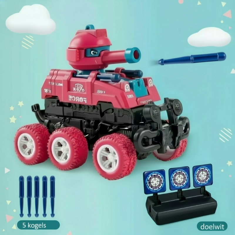 TankHero – Attivo e robusto - Serbatoio giocattolo con funzione di sparo