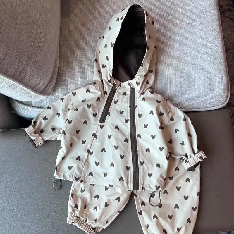 SoftBreeze – Antivento e comodo – Set da bambino composto da giacca e pantaloni