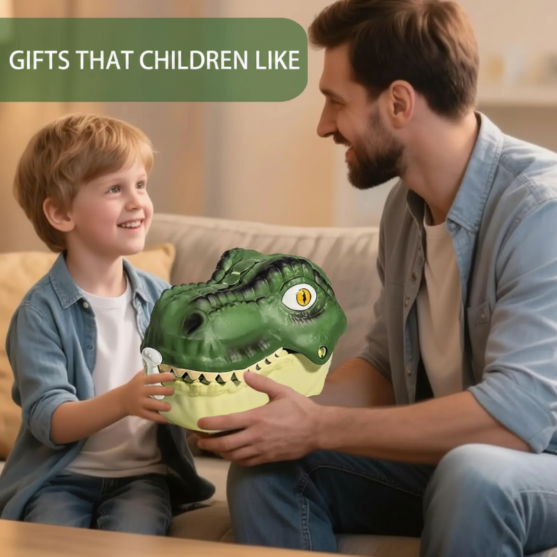 DinoWorld – Creativo e realistico – Set di gioco “Testa di dinosauro”