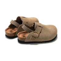 Thumbnail for LittleWalk – Comodi e alla moda – Sandali zoccoli in pelle scamosciata