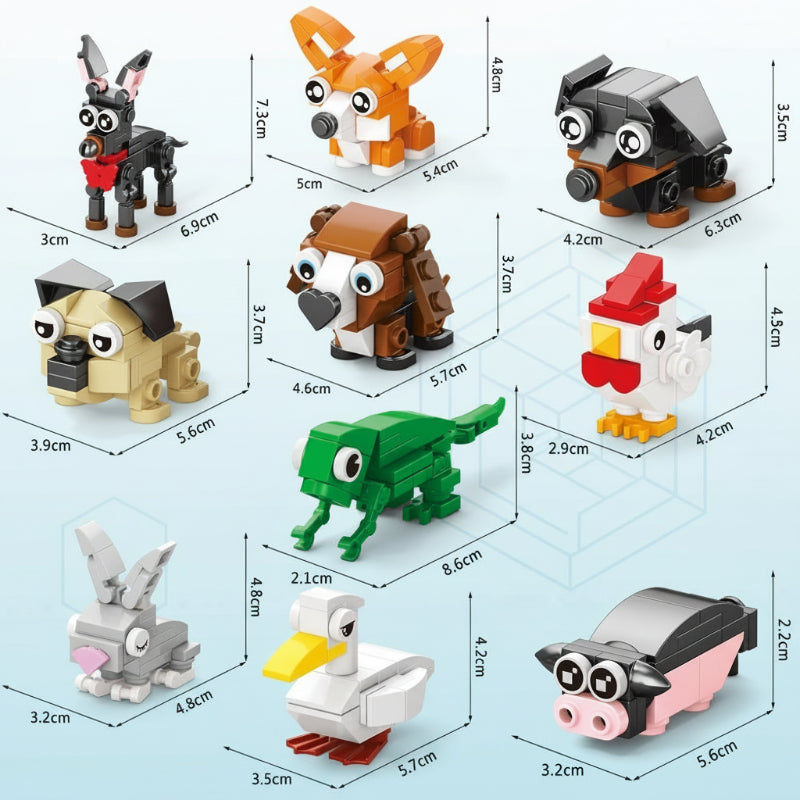 BlockCraft – Educativo e divertente – Set di costruzione
