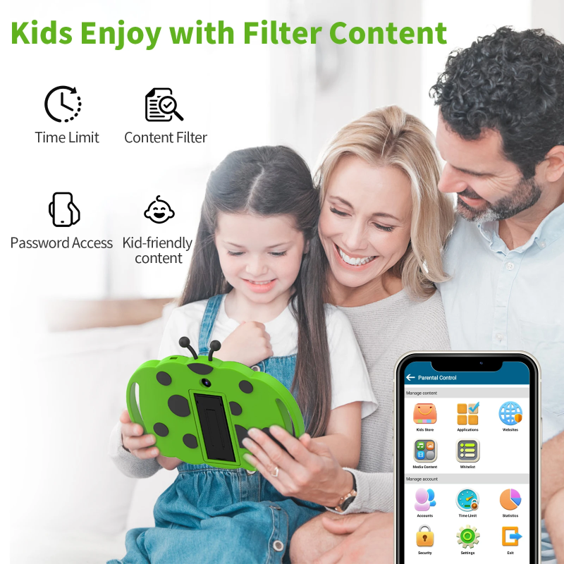 PlayPad – Istruttivo e divertente – Tablet per bambini con custodia antiurto