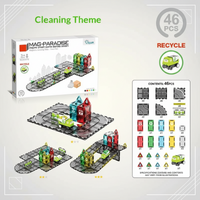 Thumbnail for Magnetic Road Blocks – Creativo e istruttivo – Kit di costruzione «Strade magnetiche»